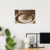 Potter's Hands Poster (Thuiskantoor)