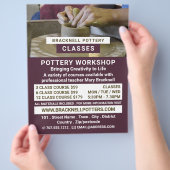 Potter's wiel, potten, potten flyer (Hand)