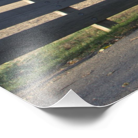 Pottersburg Covered Bridge, Ohio Foto Afdruk (Hoek)