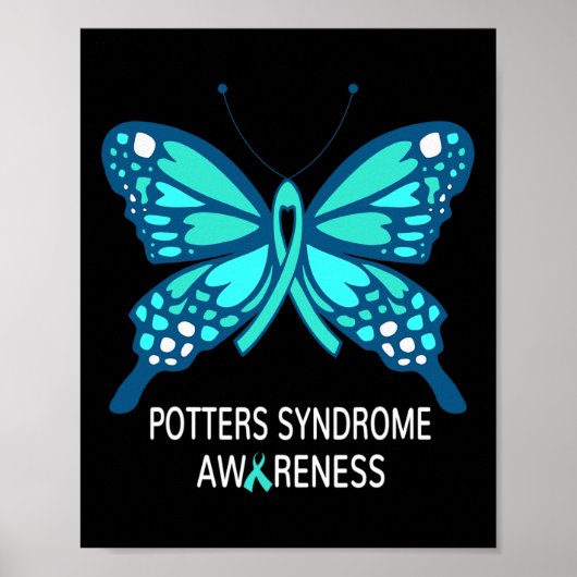 Potterssyndroom Bewustzijn Vlinder Poster (Voorkant)