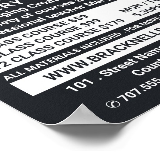 Potterwielen, Potterijklassen, Pottersreclame Poster (Hoek)