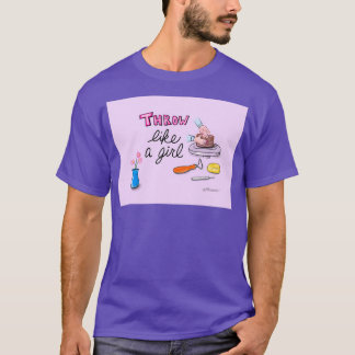Pottery als een meisje t-shirt