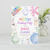 Pottery Art verjaardagsfeestje Kaart (Staand voorkant)