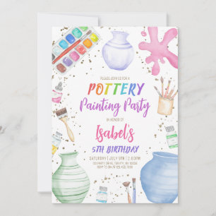 Pottery Art verjaardagsfeestje Kaart