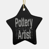 Pottery Artist Extraordinaire Keramisch Ornament (Links)