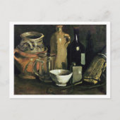 Pottery, Beer Glass & Bottle Van Gogh Fine Art Briefkaart (Voorkant)