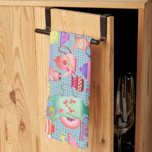 Pottery Blue Theedoek (Derde Gevouwen)