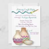 Pottery Bridal Luncheon Kaart (Voorkant)