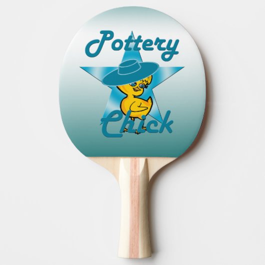 Pottery Chick #7 Tafeltennisbatje (Voorkant)