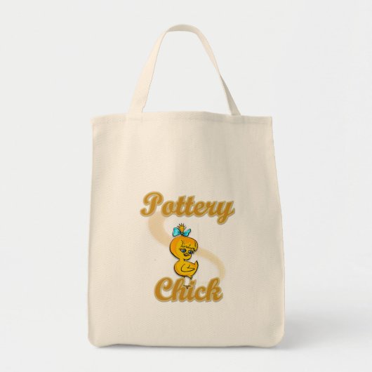 Pottery Chick Tote Bag (Voorkant)
