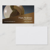 "Pottery Designer I" — keramiek Visitekaartje (Voorkant / Achterkant)