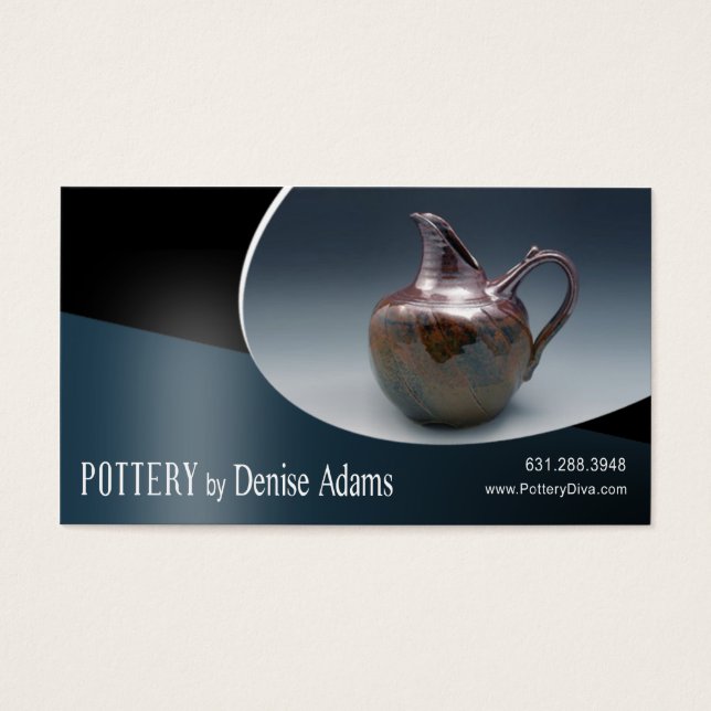 "Pottery Designer II" - Keramiek Visitekaartjes (Voorkant)