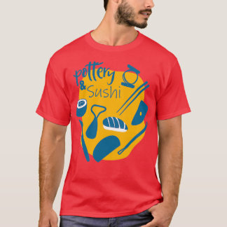 Pottery en Sushi T-shirt