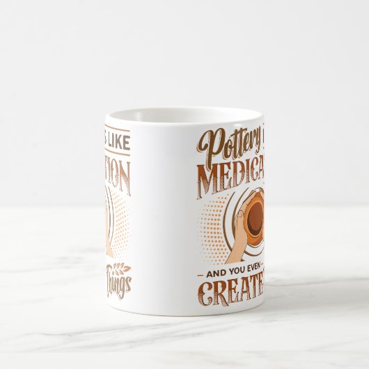 Pottery Is Like Meditation  You Even Create Things Koffiemok (Center)