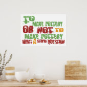 Pottery maken poster (Keuken)