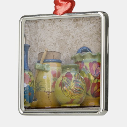 Pottery, Moustiers-Sainte-Marie, Provence Metalen Ornament (Links)