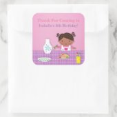 Pottery Painting Art Party Dank u Stickers (Tas)