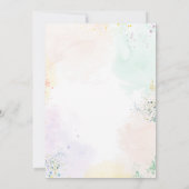 Pottery Painting Birthday Invitation Kaart (Achterkant)