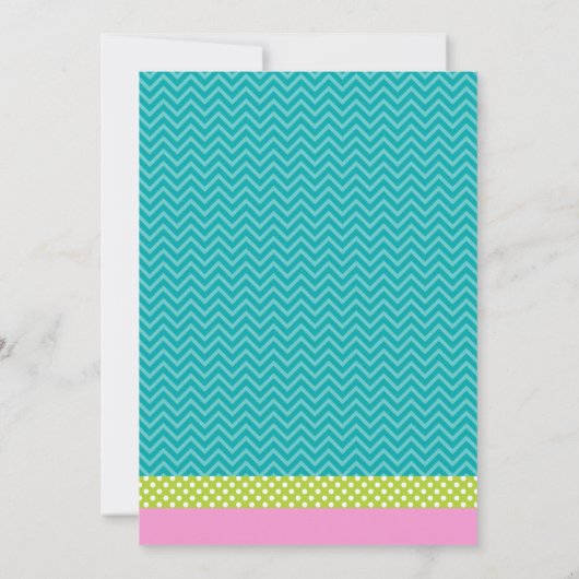 Pottery Painting Party Chalkboard Style Uitnodigin Kaart (Achterkant)