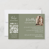 Pottery Photo Business Thanks You For Your Order Bedankkaart (Achterkant)