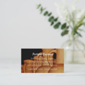 Pottery Sales, Classes, Supplies Business Custom Visitekaartje (Staand voorkant)
