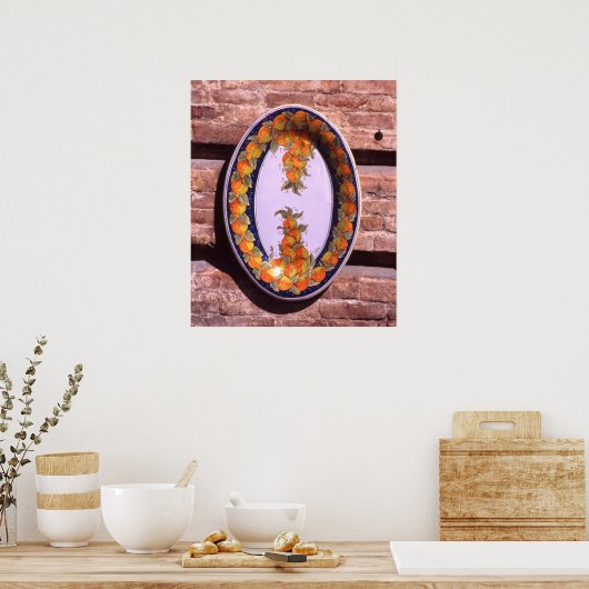 Pottery Serving Dish Poster (Keuken)