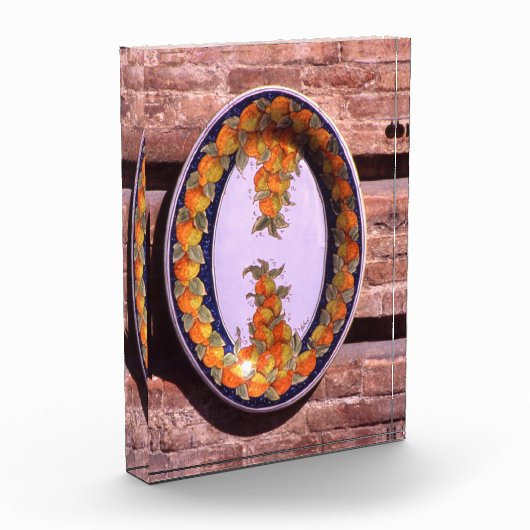 Pottery Serving Dish Poster Plaque Fotoblokken (Links)