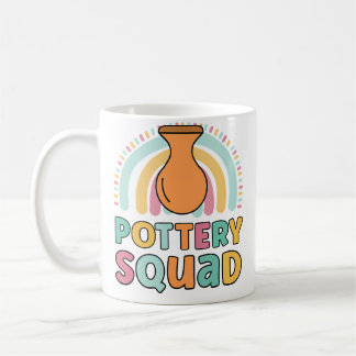 Pottery Squad Funny Matching For Girls Pottery Koffiemok