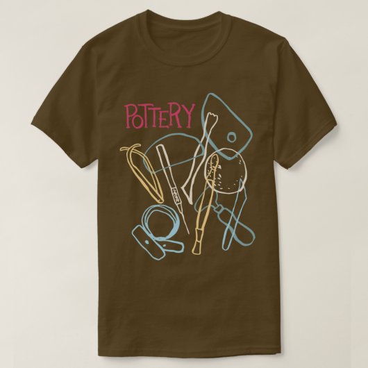 Pottery Tools T Shirt Classic TShirt (Design voorkant)