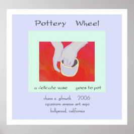 Pottery Wheel Haiku Art Print