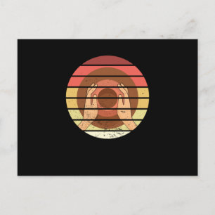 Pottery Wheel Retro Ceramics Sculpture Artist Gift Briefkaart