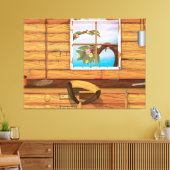 Potting Shed Canvas Afdruk (Insitu (Woonkamer))