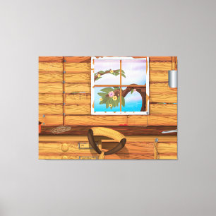 Potting Shed Canvas Afdruk