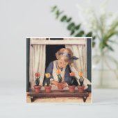 Potting Tulips beroemd gemaakt door Jessie Willcox Kaart (Staand voorkant)