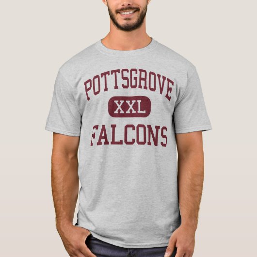 Pottsgrove - Falcons - High - Pottstown T-shirt (Voorkant)