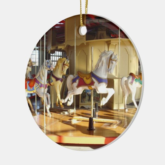 Pottstown Carrousel kerstversiering Keramisch Ornament (Links)