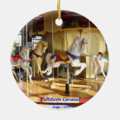 Pottstown Carrousel kerstversiering Keramisch Ornament (Achterkant)