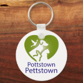 Pottstown Pettstown Basic Button Sleutelhanger (Voorkant)
