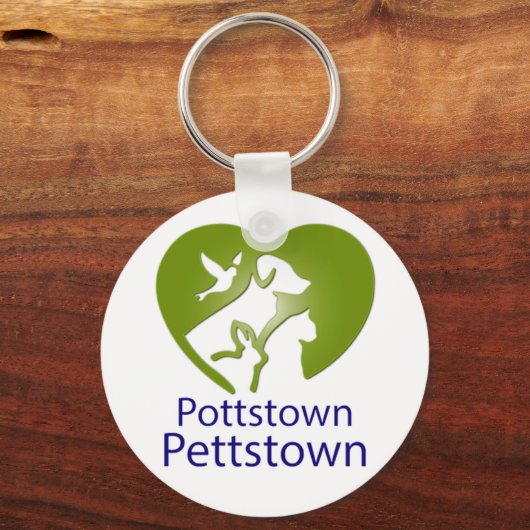 Pottstown Pettstown Basic Button Sleutelhanger (Voorkant)