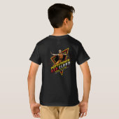 Pottstown Red Cloud Kung Fu Club Kinder Zwarte Shi T-shirt (Achterkant volledig)