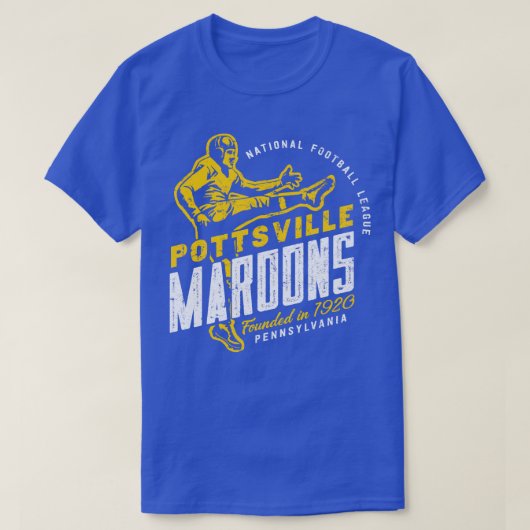 Pottsville Maroons T-shirt (Design voorkant)