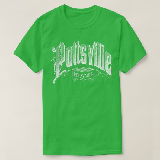  Pottsville PA T-shirt (Design voorkant)