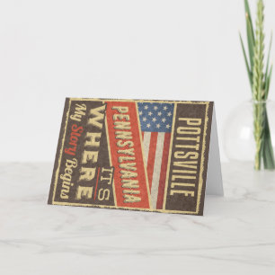 Pottsville Pennsylvania Kaart