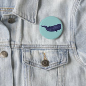 Pottwal sperm whale ronde button 5,7 cm (In situ)