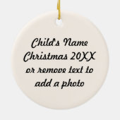 Potty als een rockster keramisch ornament (Achterkant)