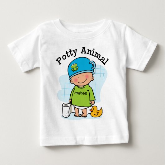 Potty Animal Boy-Shirt (Voorkant)