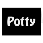 Potty Kaart (Voorkant Horizontaal)