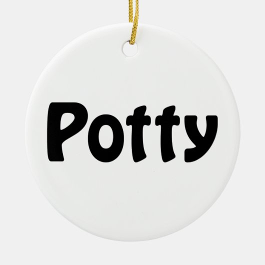 Potty Keramisch Ornament (Voorkant)
