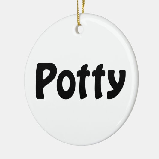 Potty Keramisch Ornament (Links)