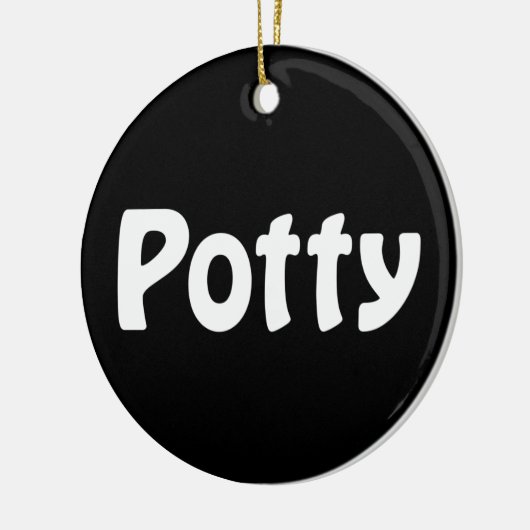 Potty Keramisch Ornament (Links)